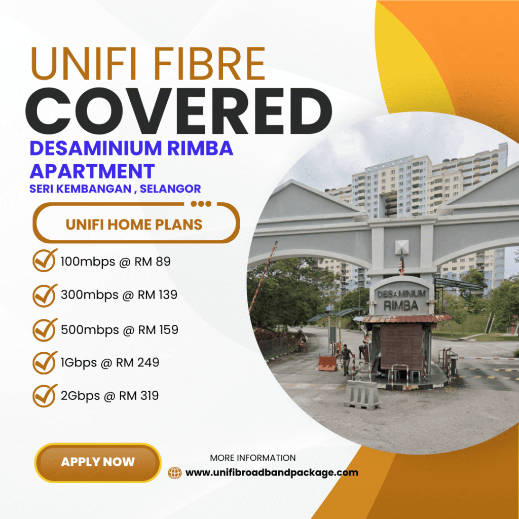Unifi Covered Desaminium Rimba Apartment Seri kembangan , Selangor