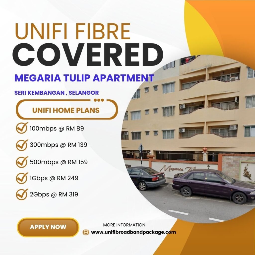 Unifi Covered Megaria Tulip Apartment Seri Kembangan , Selangor