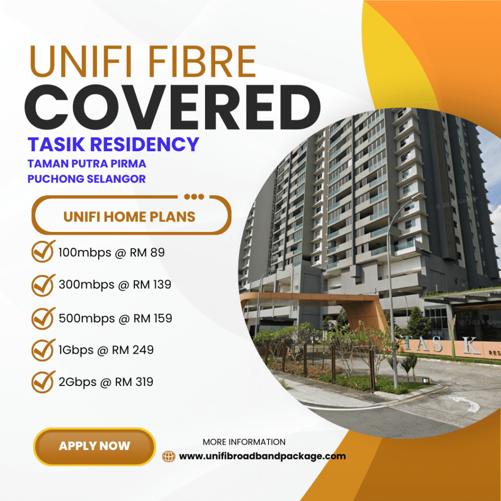 Unifi Covered Tasik Residency Taman Putra Pirma Puchong Selangor