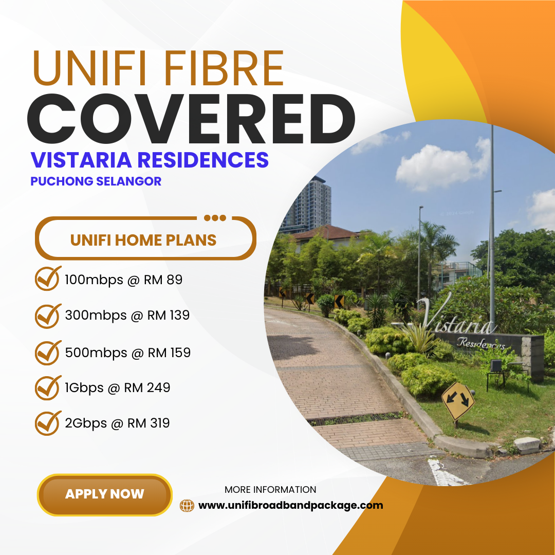Unifi Covered Vistaria Residences Puchong Selangor