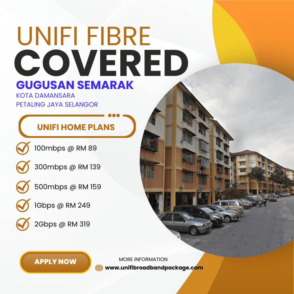 Unifi Covered GUGUSAN SEMARAK KOTA DAMANSARA PETALING JAYA SELANGOR