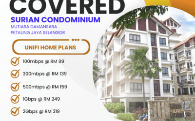 Unifi Home Fibre Now Available at Surian Condominium Mutiara Damansara