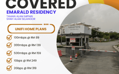 UniFi Home Fibre Now Available at Emerald Residency, Taman Alam Impian Shah Alam