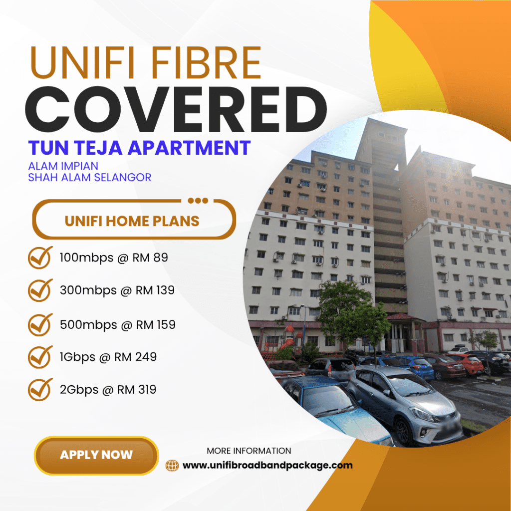 Unifi Home Covered TUN TEJA Apartment ALAM IMPIAN Shah Alam Selangor