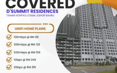 UniFi Home Fibre at D’Summit Residences Taman Kempas Utama Johor Bahru