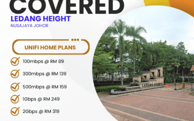 UniFi Home Fibre in Ledang Heights Nusajaya Johor: Complete Speed Plans & Coverage Guide