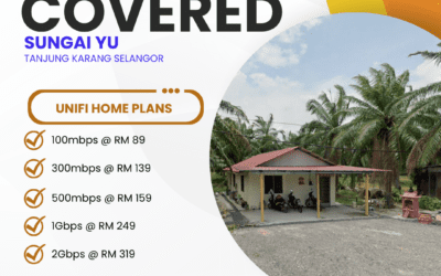 UniFi Home Fibre in Sungai Yu, Tanjung Karang