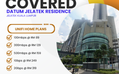 UniFi Home Fibre Now Available at DATUM JELATEK Residence