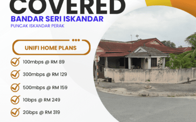 Unifi Home Fibre in Puncak Iskandar, Perak