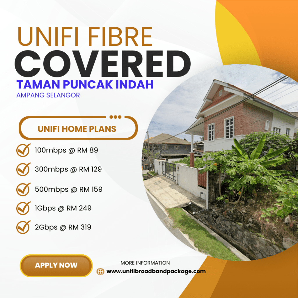 Unifi Covered TAMAN PUNCAK INDAH AMPANG SELANGOR