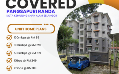 Unifi Home Fibre at Pangsapuri Randa Kota Kemuning