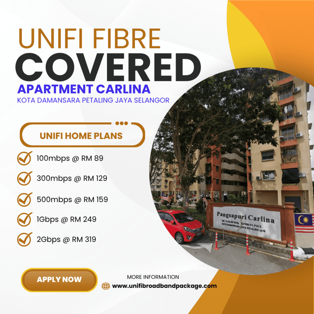 Unifi Covered APARTMENT CARLINA KOTA DAMANSARA PETALING JAYA SELANGOR