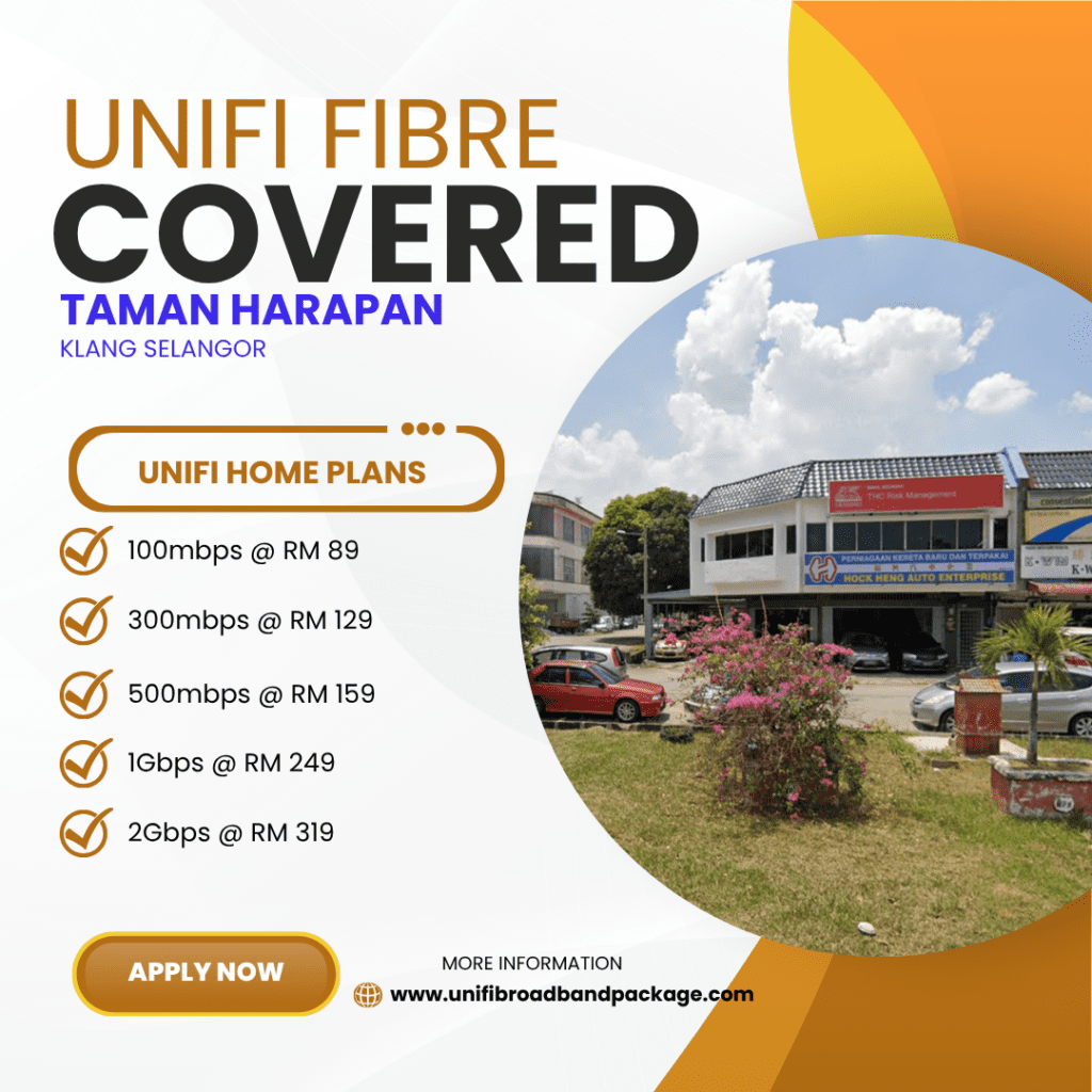 Unifi Covered TAMAN HARAPAN KLANG SELANGOR