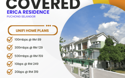 UniFi Home Fibre at ERICA RESIDENCE PUCHONG SELANGOR: High-Speed Internet Plans for Modern Living